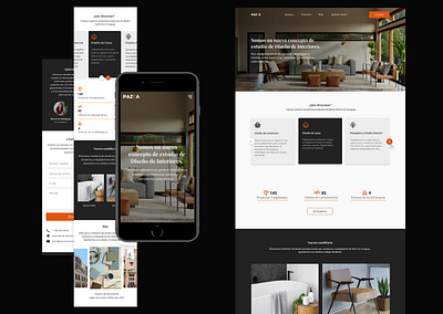 Interior Design Studio | Web Design design ui ux