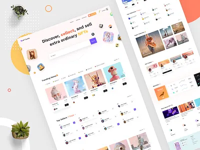 NFT Market Place Website blockchain blockchain technology market place nft nft bazar nft landing page nft market place nft place nft website opensea website landing page