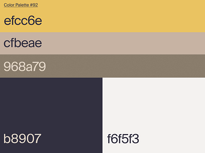 Color Palette #92 animation brand branding color color palette graphic design motion motion graphics palette ui visual identities