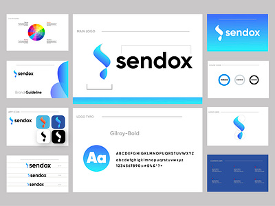 Logo For sendox Modern S Letter Logo 3d animation app brand identity branding design graphic design icon illustration letter logo logo minimal modern motion graphics s letter logo symbol ui vector wordmark