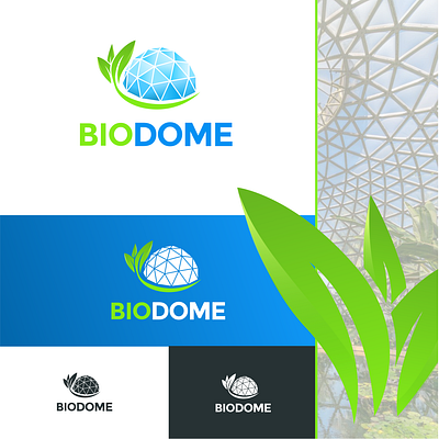BioDome Logo design branding design logo vector zaikh