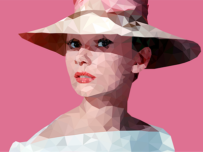 Lady in Pink audreyhepburn collage photoshop