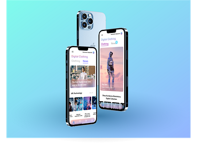 E-commerce virtual fashion app application design e commerce fashion ui ux