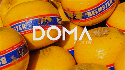 DOMA Food Tec brand brandidentity branding food food processing graphic design logo wordmark