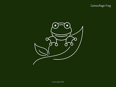 Line Art Frog branding design graphic design icon illustration illustrator line art logo monogram ui ux vector