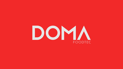 DOMA Food Tec brandidentity branding food food processing graphic design logo wordmark