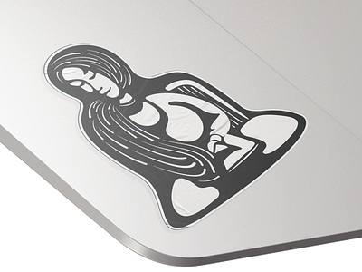 Reading flow black and white design icon illustration illustration art logo sticker vector