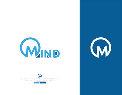 Mind negative space - LOGO branding branding logo design creative logo design graphic design logo logo design mind logo mind logo design negaive logo negative space logo negative spaice