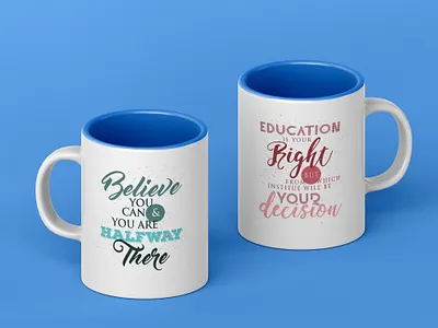 Mug Design art brand branding dribbble branding dribbble cup design dribbble mug design illustration mug design typography typography art vector