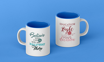 Mug Design art brand branding dribbble branding dribbble cup design dribbble mug design illustration mug design typography typography art vector