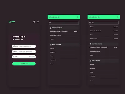 bus booking webapp design figma ui webdesign