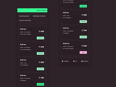 bus bookingsite design figma ui