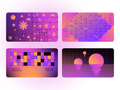 Blog post graphics 01 abstract data education geometric gradient illustration shapes