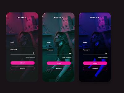 Login page Design design figma ui