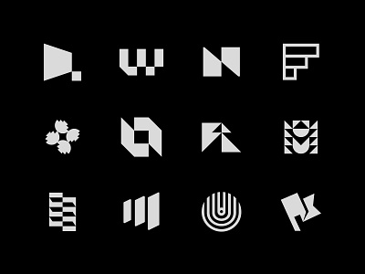 Minimalist Symbol Collection brand brand identity branding design graphic design identity logo logo design logotype mark minimal minimalist moderm solid symbol vector