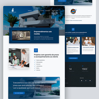 Website - Modernize Construtora brasil brazil design florianopolis floripa interfacedesign uidesign uxdesign