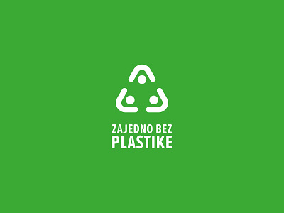 Zajedno bez plastike / Together without plastic brand design identity design logo visual identity
