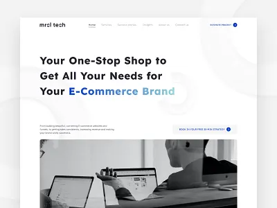 MRCL TECH | Development Company agency branding business clients company design development digital homepage modern product professionals services software team technology ui ux webdesign works