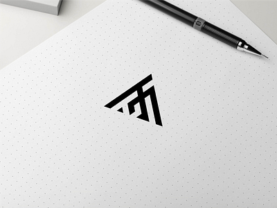 TM MONOGRAM CONCEPT LOGO app branding design icon illustration logo typography vector