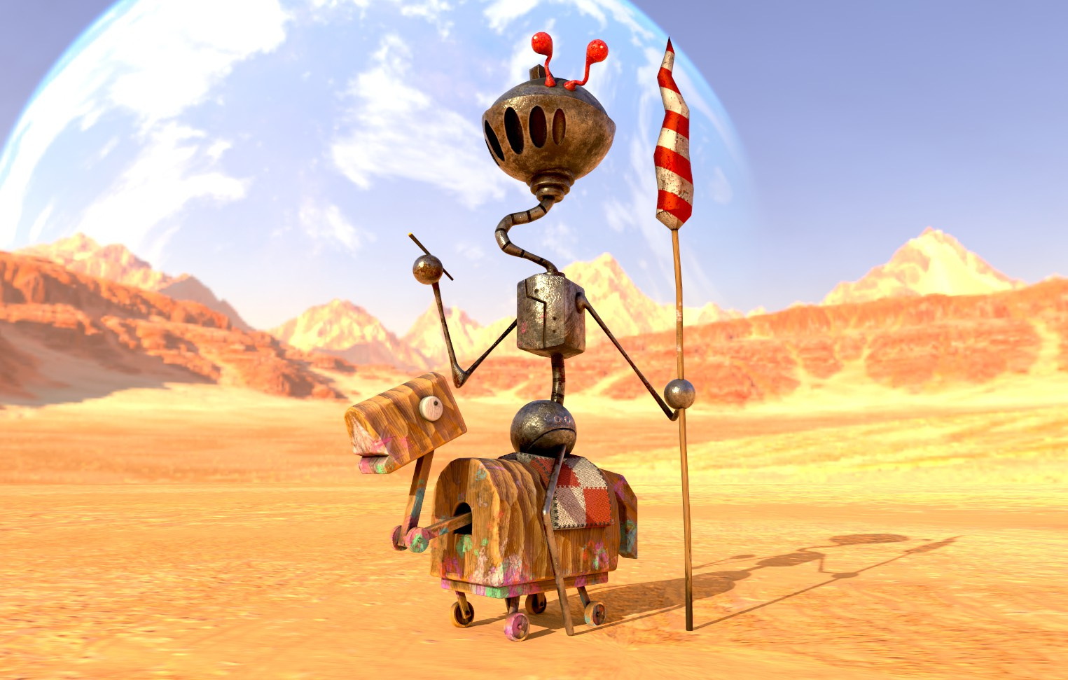 Example of Knight Lorace and the Painterly Horse