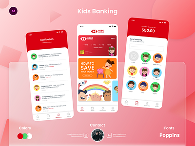 UI/UX Design Kids Banking adobexd app branding design figma icon illustration kids banking app design kids banking ui ux logo mobile app mobile app design ui ui trends ui ux design ui ux inspiration ux ux trends vector