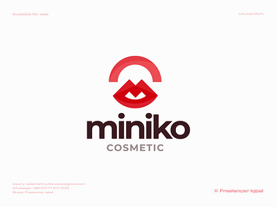 Cosmetic Brand Logo Design with M+C brand branding cosmetic logo design identity ladies brand logo logo logo designer logodesign logomark logos mc logo modern logo shop logo shopping vector women logo