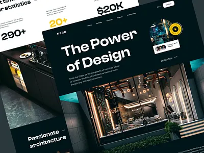 Interior Design Agency - Website Landing Page Design appdesign appui architechture architechturewebdesig design designagencyweb inteirordesign interirordesignagency landing page design landingpage minimal modern design realestateagency ui uidesign uidesigner uiuxdesign webdesign webdesignagency webui