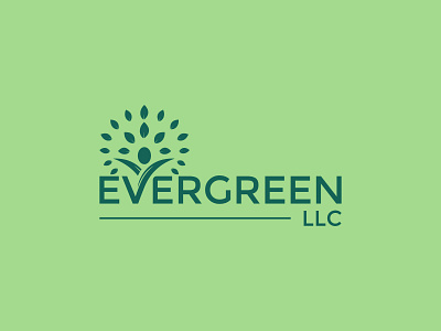 Evergreen Logo agency logo app logo branding design digital logo ecommerce evergreen logo flat graphic design green logo identity insurance logo logo logo design marketing logo modern logo nature logo start up logo typography ui