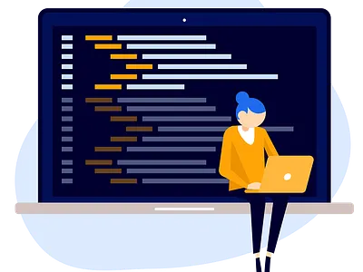 Software engineer Illustration illustration software engineer