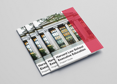 Harvard Law School Executive Education Program branding design graphic design layout photography typography