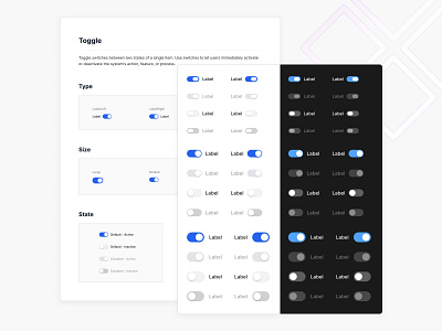 Toggle components for Figma — Frames X by Bunin Dmitriy on Dribbble