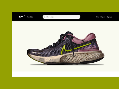 Nike Pegasus akoredeadelanwa figma kicks landingpage nike pegasus redesign ui