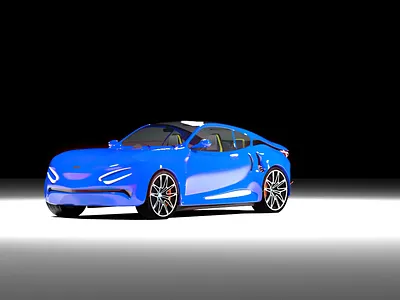 JX-1 car design render