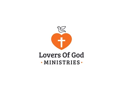 Lovers of GOD Ministries branding creative design illustration inspirational logo logo design lovers of god ministries vector