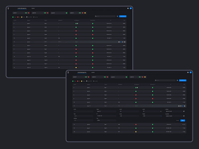 Expandable Datatable Design app card design card uı dark theme datatable datatable design expandable datatable figma filter design form design search sketch ui ux uxdesign uı design web design