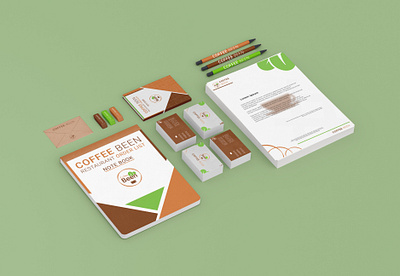 Stationery Design (Coffee Been) branding graphic design