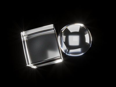 Glass material Experiments #2 3d 3dsmax cube glass material