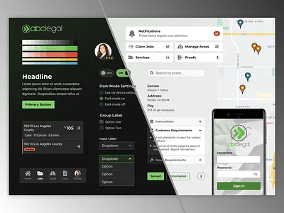 Dark or Light Mode? app dark dark mode design light light mode limina map mobile mobile app style tile ui