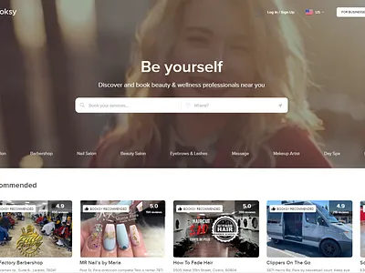 BOOKSY WEB DESIGN animation branding design graphic design illustration logo motion graphics typography ui ux vector web webdevelopement