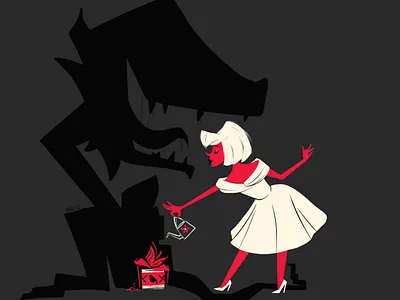 Little Shop of Horrors audrey audrey ii character character design design illustration little shop of horrors mid century retro vintage