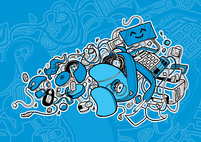 HP Parts computers hp illustraion illustration parts tecnology vector art