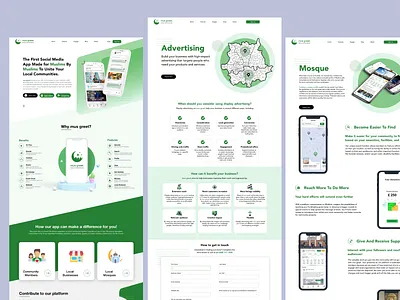 Musgreet Website building business community design promotion ui ux website