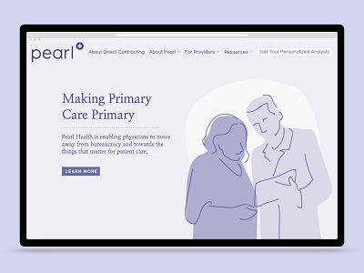 Pearl Health branding design ui