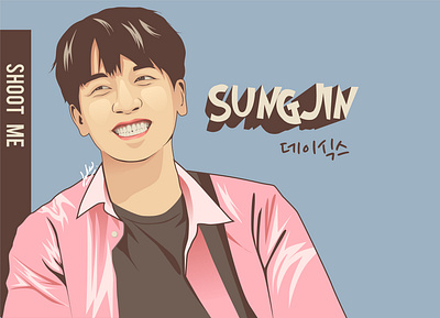 Sungjin - Day6 art character day6 digitalart fanart illustration sungjin vector