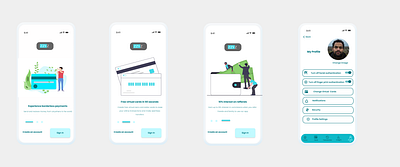 Bankly App app design ui ux