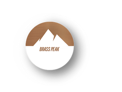 Brass peak branding dailylogochallenge design graphic design illustration logo minimal