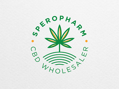 1 or 2? Green Logo proposals for SperoPharm CBD wholesaler brand designer branding cbd cbd branding cbd hemp cbd logo cbd oil cbd package graphic design graphic designer hemp hemp cbd hemp logo hemp oil logo designer logo idea logo ideas logo maker logo type marijuana logo