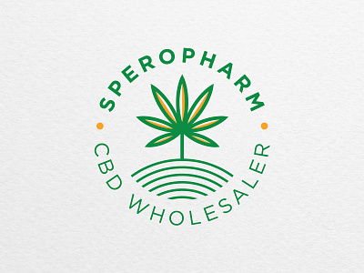 1 or 2? Green Logo proposals for SperoPharm CBD wholesaler brand designer branding cbd cbd branding cbd hemp cbd logo cbd oil cbd package graphic design graphic designer hemp hemp cbd hemp logo hemp oil logo designer logo idea logo ideas logo maker logo type marijuana logo