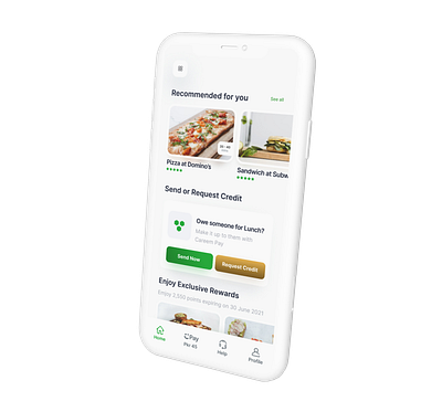 Food ordering app design icon ui ux