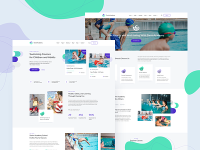 SwimAcademy - Course Booking WordPress Theme booking class classes fitness gym kids martial arts school swim swimming theme wordpress